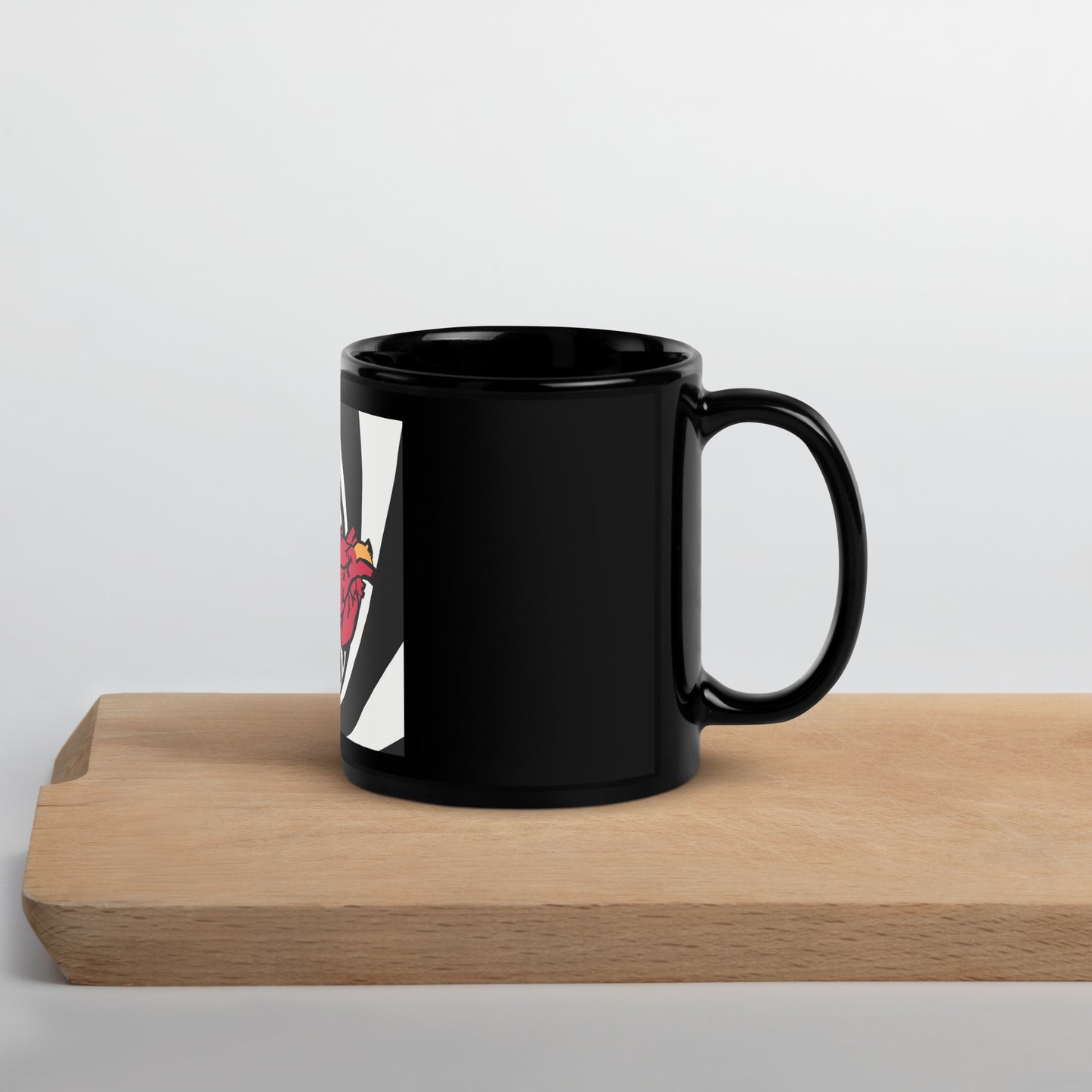 Black Glossy Mug